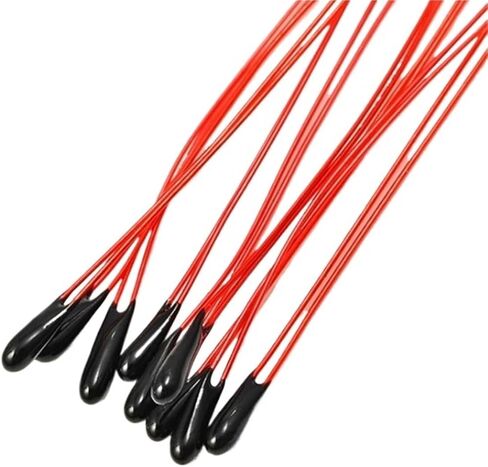 1pcs thermistor MF52B103F3435 3950 10K B value 3435 L80MM 10PCS(B3950-10K-10PCS) in Saudi Arabia