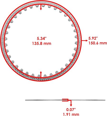 Caltric Clutch Friction Plates and Gasket Kit Compatible with Suzuki Hayabusa 1300 GSX1300R 2022-2024 in Saudi Arabia