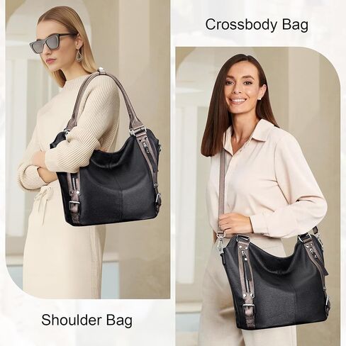 فوق الأرض حقائب اليد الجلدية الأصلية للنساء أكياس الكتف المتوترة in Kuwait