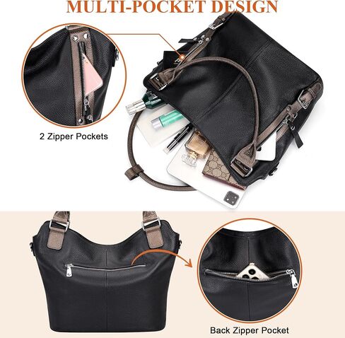 فوق الأرض حقائب اليد الجلدية الأصلية للنساء أكياس الكتف المتوترة in Kuwait