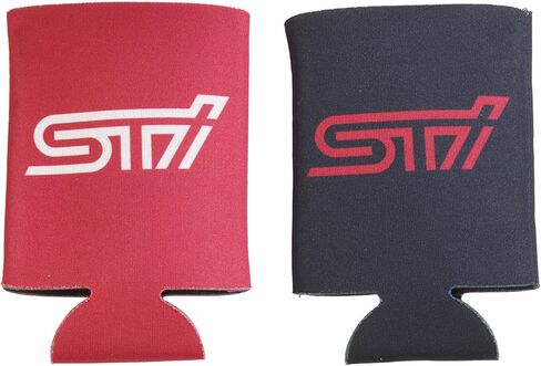 Subaru Sti Logo ECO Can Cooler Coolie 2 Pack WRX STI Outback Ascent Crosstrek Solterra Impreza Legacy BRZ Forester in Saudi Arabia