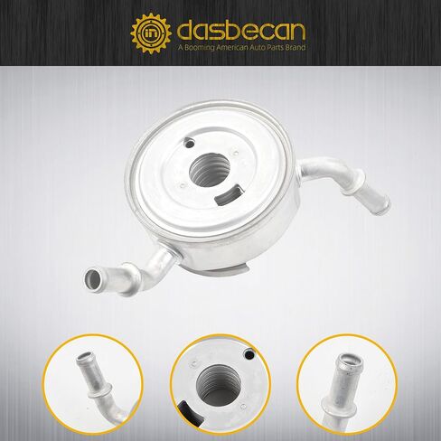 Dasbecan Engine Oil Cooler Heater Compatible with Ram 1500 5.7L V8 2017-2024 Jeep Wagoneer 2022-2023 OEM Number Replace 68271639AD 68271639AB 68271639AC in Saudi Arabia