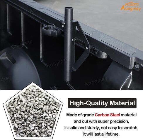 Aunginsy Bed Rail Mount Brackets متوافقة مع Toyota Tundra 2022-2025 Pickup Truck Bed Bed Rail System Sile Scarpular Manual for Graints و Recover in Kuwait