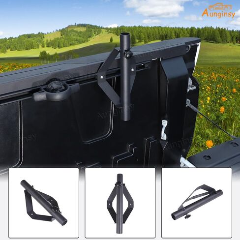 Aunginsy Bed Rail Mount Brackets متوافقة مع Toyota Tundra 2022-2025 Pickup Truck Bed Bed Rail System Sile Scarpular Manual for Graints و Recover in Kuwait