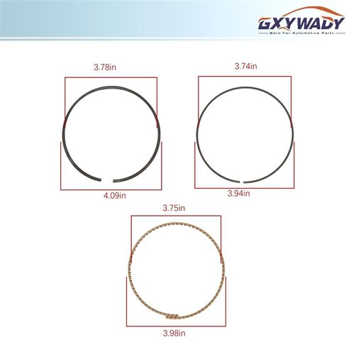 GXYWADY Standard Piston Ring Set Replacement for Durango 5.7L 2004-2008 Replacement for Magnum 5.7L 2005-2008 Replacement for RAM 2500 5.7L 2006-2008 in Saudi Arabia