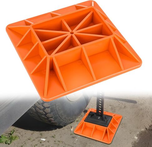 Nilight Off-Road Jack Base, Farm Jack Base Stand Plate Recovery Accessories,11.5" x 11.5", Orange in Saudi Arabia