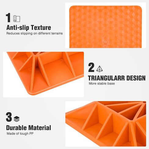 Nilight Off-Road Jack Base, Farm Jack Base Stand Plate Recovery Accessories,11.5" x 11.5", Orange in Saudi Arabia