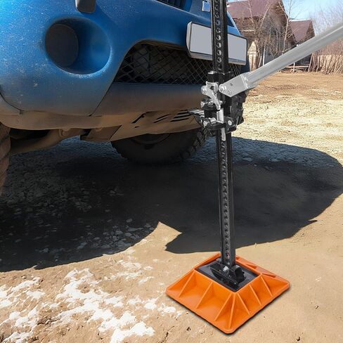 Nilight Off-Road Jack Base, Farm Jack Base Stand Plate Recovery Accessories,11.5" x 11.5", Orange in Saudi Arabia