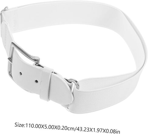Baseball Belt for Men Adjustable Softball Belt Durable Imitation PU Comfortable Outdoor Sports Accessory Versatile Style for Youth and Athletes in Saudi Arabia
