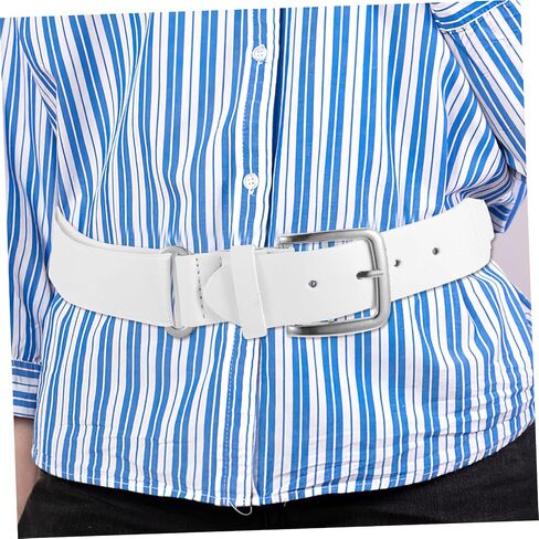 Baseball Belt for Men Adjustable Softball Belt Durable Imitation PU Comfortable Outdoor Sports Accessory Versatile Style for Youth and Athletes in Saudi Arabia