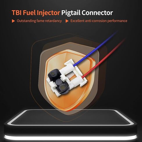 12102568 85139 TBI Fuel Injector Connector Compatible with Chevrolet GMC Oldsmobile 1981-1996,Replcement for Buick 1991-1993 2PCS in Saudi Arabia