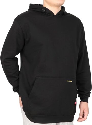 Hoodies Bocomal Fries Pullover 14oz من القطن الثقيل من القطن الصوف المقاوم للهب المقاوم in Saudi Arabia