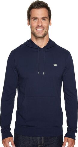 Lacoste Mens Long Sleeve Hooded Jersey Cotton T-Shirt Hoodie in Saudi Arabia