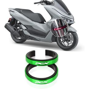 Suitable for PCX125 PCX150 PCX160 PCX 125 150 160 2026 2025 41-44mm front suspension shock absorber auxiliary adjustment ring (Red) in Saudi Arabia