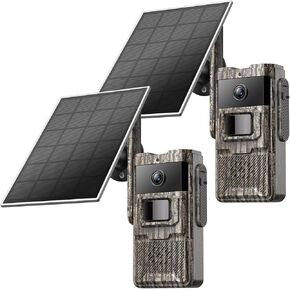 كاميرات مراقبة بمصباح كهربائي 2K لاسلكية في الهواء الطلق، كاميرات WiFi 5G&2.4G لأمن المنزل مع مصابيح LED قابلة للتعديل، مقاومة للماء IPX6، تتبع الحركة 360 درجة واكتشاف الإنسان بالذكاء الاصطناعي - حزمة واحدة in Kuwait