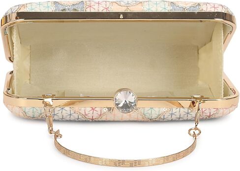 Hand Crafted Designer Box Clutch For Women, Zari Embroidery Clutch For Women/Hand Clutch For Women in Saudi Arabia