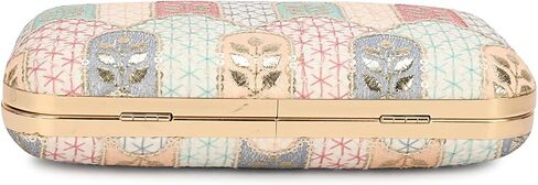 Hand Crafted Designer Box Clutch For Women, Zari Embroidery Clutch For Women/Hand Clutch For Women in Saudi Arabia