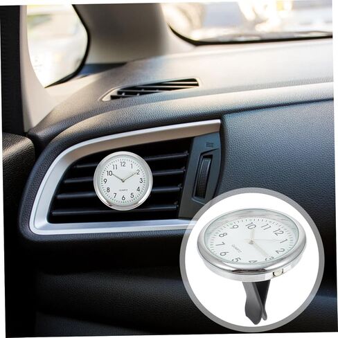 ساعة Dashboard Clock Digital Digital Clock مع عدسة زجاجية واضحة لسهولة المشاهدة ومالكي سيارات التثبيت المستقرة in Kuwait