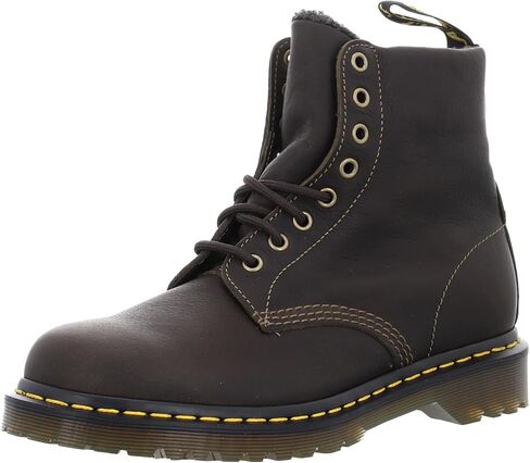 Dr. Martens Unisex-Adult 1460 Faux Fur Lined Grizzly Leather Boot Fashion in Saudi Arabia