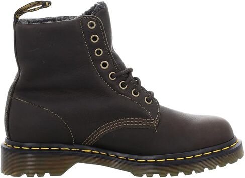 Dr. Martens Unisex-Adult 1460 Faux Fur Lined Grizzly Leather Boot Fashion in Saudi Arabia
