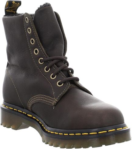 Dr. Martens Unisex-Adult 1460 Faux Fur Lined Grizzly Leather Boot Fashion in Saudi Arabia