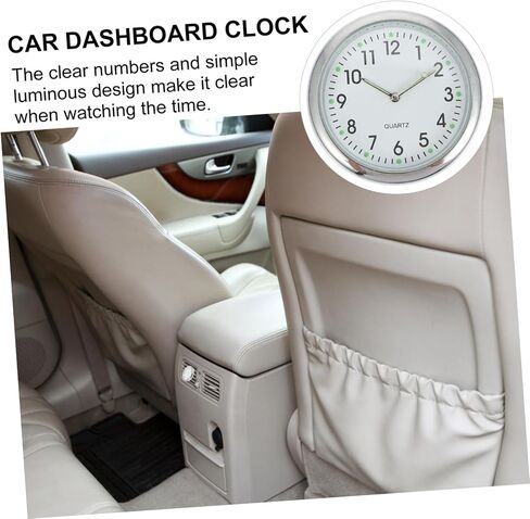 Luxshiny Auto Digital Mini Dashboard Clock Clock Aundingive Carke Mostepiece لاستخدام المنزل في المكتب in Kuwait
