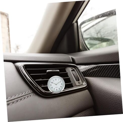 Luxshiny Auto Digital Mini Dashboard Clock Clock Aundingive Carke Mostepiece لاستخدام المنزل في المكتب in Kuwait