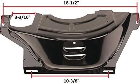 GM 700R4 Flywheel/Flexplate Dust Cover ، Black Steel in Saudi Arabia