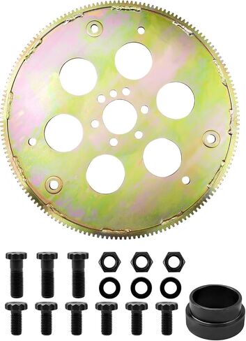 LS Flexplates Adapter Kit استبدال 91604000 57534610 244-2901 ملائمة لـ GM Gen LLL LS1 LS6 LS2 5.3 6.0 محركات Th350 200-4R 4L60 النقل التلقائي ، مع البراغي والفواصل in Saudi Arabia