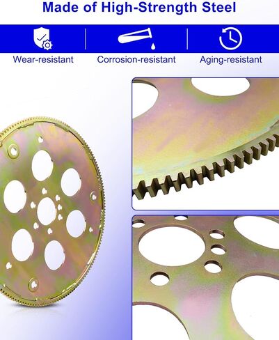 LS Flexplates Adapter Kit استبدال 91604000 57534610 244-2901 ملائمة لـ GM Gen LLL LS1 LS6 LS2 5.3 6.0 محركات Th350 200-4R 4L60 النقل التلقائي ، مع البراغي والفواصل in Saudi Arabia