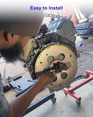 LS Flexplates Adapter Kit استبدال 91604000 57534610 244-2901 ملائمة لـ GM Gen LLL LS1 LS6 LS2 5.3 6.0 محركات Th350 200-4R 4L60 النقل التلقائي ، مع البراغي والفواصل in Saudi Arabia