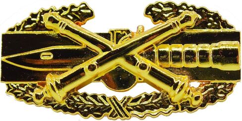 Field Artillery Combat Action Badge US Army FA CAB Military GOLD PLATED Insignia Pin in Saudi Arabia