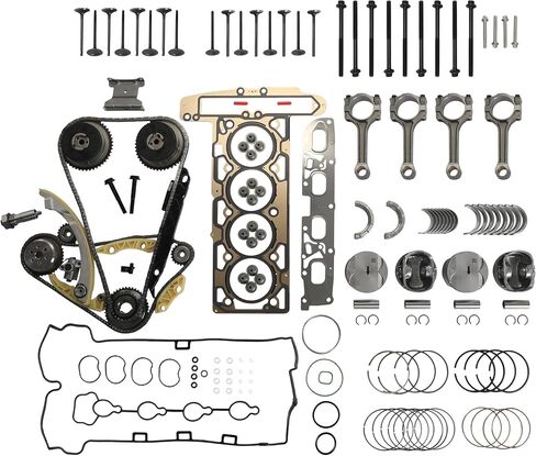 2.4 عمود مرفقي توصيل قضيب مع مجموعة تحمل المحرك مناسبة ل GM Buick Chevrolet Equinox Regal Sport Impala Verano Terrain Lacrosse Malibu 2.4L 2009-2016 12578164 in Saudi Arabia