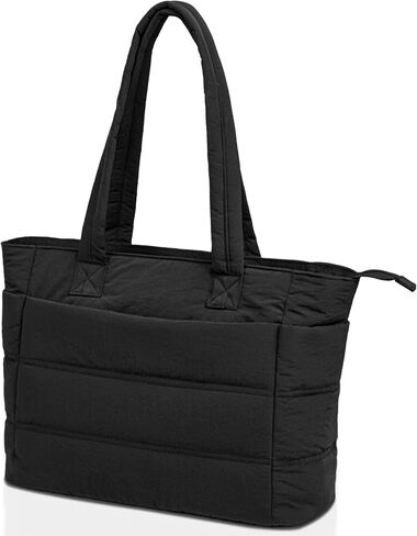 Tote Bag for Women ，Travel Puffy Tote Bag For Women，Puffer Work Tote Handbag、Shoulder Bag Handbag for Travel, Work, Gym in Saudi Arabia