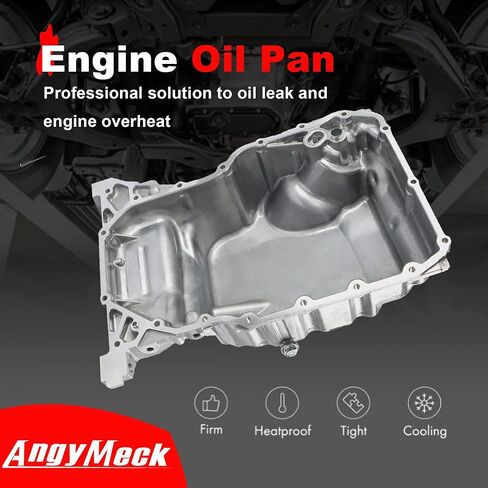 Aluminum Engine Oil Pan Sump Compatible with Honda Accord 2013-2017 Acura TLX 2015-2020 2.4L Replace 264-856, 112005A2A00 in Saudi Arabia