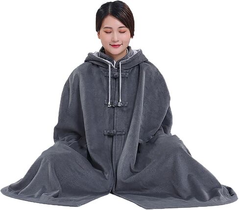 عباءة التأمل رداء الراهب ، Zen Robe للجنسين عباءة مزدوجة الطبقات الفخمة الشتوية in Saudi Arabia