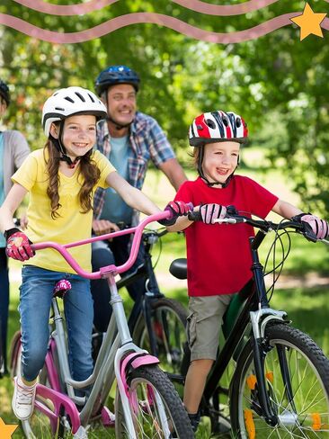 Fourluoo 3 Pairs Kids Dirt Bike Gloves Youth Motocross Cycling Gloves for Boys Girls Ages 5-12, Half Finger BMX Riding Gloves in Saudi Arabia