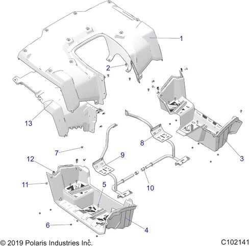 Polaris 5451305-402 CAB-RR ، SPMN 570 PREM ، PNT ، T.SLV in Saudi Arabia