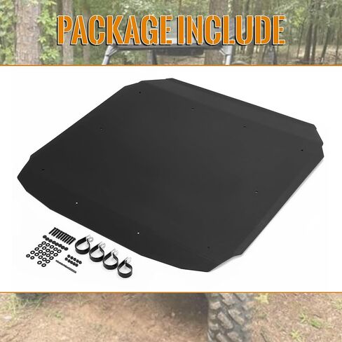 أعلى السقف الصلب من البلاستيك Ecotric لعام 2014-2023 Polaris RZR 900/1000 ، Turbo ، 900 S ، Trail XC 2 SEAT - Sturdy ABS Plastic in Saudi Arabia
