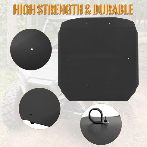 أعلى السقف الصلب من البلاستيك Ecotric لعام 2014-2023 Polaris RZR 900/1000 ، Turbo ، 900 S ، Trail XC 2 SEAT - Sturdy ABS Plastic in Saudi Arabia