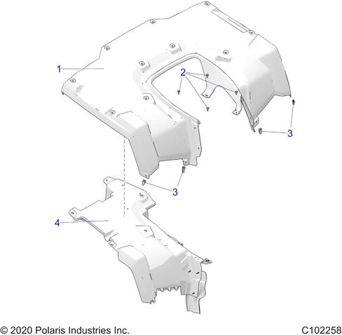 Polaris 5456586-714 CAB-RR,SPM 570 PREM,TRM,N.BRZ in Saudi Arabia