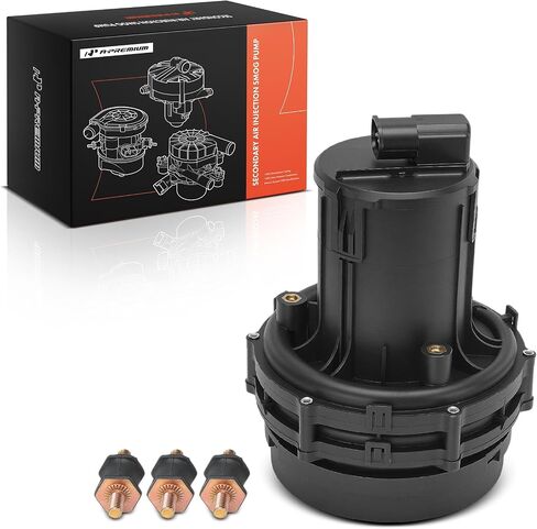 مضخة الضباب الدخاني للحقن الثانوي للحقن A-premium متوافقة مع BMW E46 Series 328i 1999-2000 ، 325i 2001-2003 ، 325xi 2001-2003 ، 330i 2001-2003 ، 330xi 2001-2003 ، 323i 1999-2000 ، 325ci ، 323CI ، 328CI in Saudi Arabia