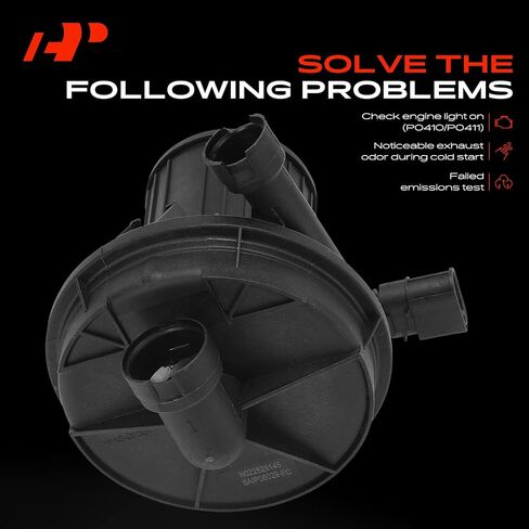 A-Premium Secondary Air Injection Smog Pump Compatible with Volkswagen Jetta 2000-2005, Passat 2000-2005, Golf 1999-2006, Beetle, Touareg, Cabrio, EuroVan, R32 & Audi A4, Q7, A6, A4 A6 A8 TT Quattro in Saudi Arabia