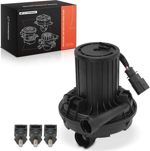 A-Premium Secondary Air Injection Smog Pump Compatible with Volkswagen Jetta 2000-2005, Passat 2000-2005, Golf 1999-2006, Beetle, Touareg, Cabrio, EuroVan, R32 & Audi A4, Q7, A6, A4 A6 A8 TT Quattro in Saudi Arabia
