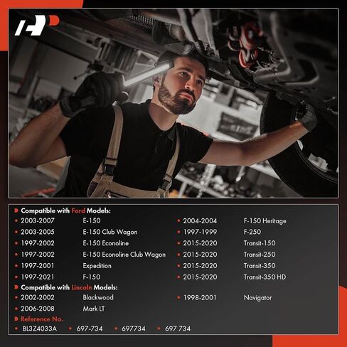 غطاء تفاضلي خلفي A-premium مع حشية متوافق مع Ford F-150 ، F-250 ، F-150 Heritage ، Expedition ، E-150 ، E-150 Econoline Club ، Transit-150 و Lincoln Blackwood ، Mark LT ، Navigator in Saudi Arabia