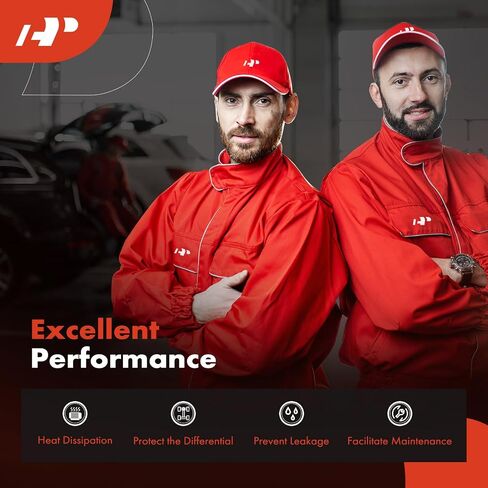 غطاء تفاضلي خلفي A-premium مع حشية متوافق مع Ford F-150 ، F-250 ، F-150 Heritage ، Expedition ، E-150 ، E-150 Econoline Club ، Transit-150 و Lincoln Blackwood ، Mark LT ، Navigator in Saudi Arabia
