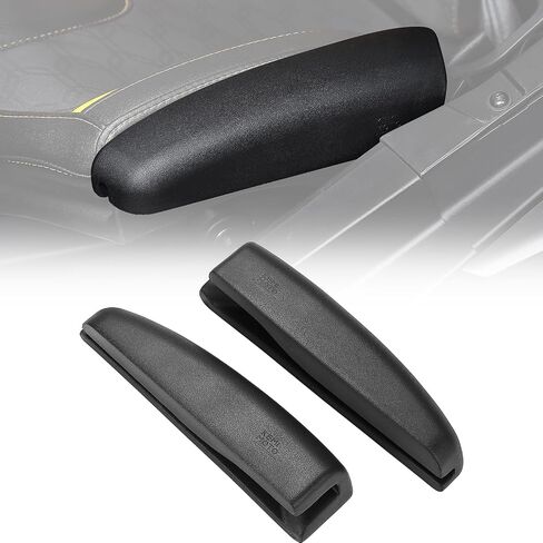 مجموعة وسادة جانبية مقعد Kemimoto متوافقة مع 2017-2025 Can-Am Maverick X3 Max و Maverick R ، PU Foam Seat Side Cushion لإكسسوارات UTV ، وسادة الراحة في حماية الفخذ (زوج واحد) (أسود) in Saudi Arabia