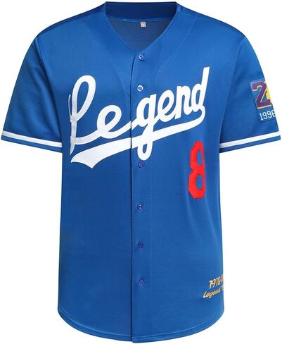 Cuthbert 8 24 Legend Men للبيسبول القميص الهيب هوب القمصان الرياضية المخيط in Kuwait