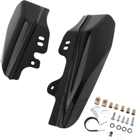 متوافق مع Harley Davidson Touring 2001 2002 2003 2004 2005 2007 2007 2008 Gloss Black Mid-Frame Deflector ، Heat Shield Accessories Fit Electra Glide/Street Glide/Road King/Ultra Classic in Saudi Arabia