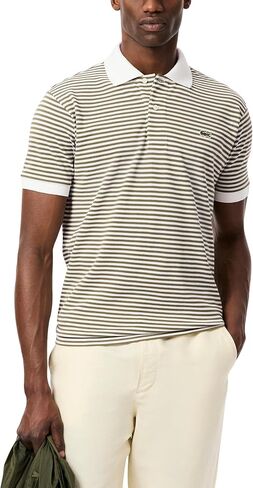 Lacoste Men's Classic Fit L.12.12 Petit Piqué Piqué Polo Shirt in Saudi Arabia